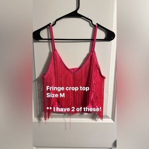 Fringe crop top